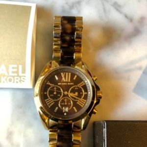Michael Kors Gold/Tortoise Watch